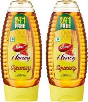 Dabur Honey Squeezy  - India's No.1 Honey - 400 g (Buy 1 Get 1 Free)