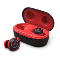boAt Airdopes 441 TWS Ear-Buds with IWP Technology, Immersive Audio, Up to 14H Playback with Case, IPX6 Water Resistance, Super Touch Controls, Secure Sports Fit & Type-C Port (Raging Red)