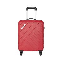Safari Harbour 55 Cms Polycarbonate Red Cabin TSA Lock 4 wheels  Hard Suitcase