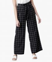 [Size 32] Tokyo Talkies Regular Fit Women Black Polyester Trousers