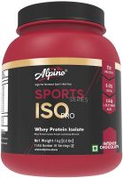 Alpino Sports Series ISO-PRO 100% Whey Protein Isolate - 1 KG / 2.2 LB Intense Chocolate