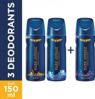 Park Avenue Good Morning , Cool Blue & Storm Deodorant Spray  -  For Men  (450 ml, Pack of 3)