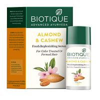 Biotique Bio Almond and Cashew Fresh Replenishing Hair Serum, 40ml