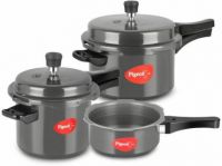 [Pre-Book] Pigeon Special Combi 2 L, 3 L, 5 L Induction Bottom Pressure Cooker  (Hard Anodized)