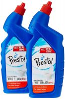 Amazon Brand - Presto! Disinfectant Toilet Cleaner, Orange - 1 L (Pack of 2)
