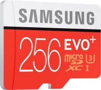 Samsung Evo Plus 256 GB MicroSDXC Class 10 90 MB/s  Memory Card  (With Adapter)