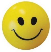KSS  Smiley Face Stress Reliever Ball  - 3 cm  (Yellow)
