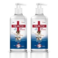 [Pack of 2]  500 ml Tri-Activ 72% Alcohol Based Instant Hand Sanitizer with Pump 