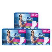 Stayfree Secure XL Cottony Sanitary Napkin 40 Pads-(B2G1) (120 Count)
