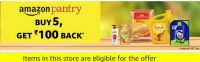 [Pantry] Buy 5 Products & Get Rs.100 Cashback 