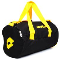 Lotto Black and Yellow Gym Bag