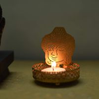 eCraftIndia Lord Buddha Tea Light Holder