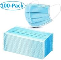 Lavella 100 3 PLY BLUE Surgical Mask  (Free Size, Pack of 100, 3 Ply)