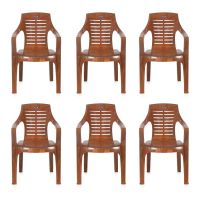 Nilkamal Patio Chair (Mango Wood, Set of 6)