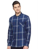 [Size XXL] Celio Men's Checkered Slim fit Casual Shirt