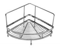 Klaxon Stainless Steel Kitchen Basket, Silver
