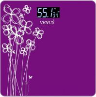 Venus Digital Glass Weighing Scale(Purple)