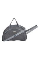 Verage Prince 50 cm Polyester Light Weight Travel Duffle with Bottom Lugs and 2 Wheel (Grey, 20 Inch)