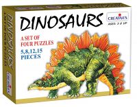 Creative Educational Aids P. Ltd. Dinosaurs Puzzle (Multi-Color, 40 Pieces)