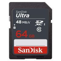 SanDisk Ultra 64GB UHS-I Class 10 SDXC Memory Card (SDSDUNB-064G-GN3IN)