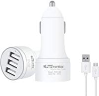 [Select Cities] Portronics 4.8 Amp with Micro 3 USB output options- POR 334M USB Cable