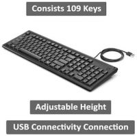 HP 100 Wired Keyboard 