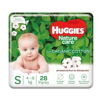 Huggies Premium Nature Care Pants Small Size Diapers 28 Pieces