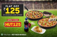 Flat Rs.125 Off On Min Order Of Rs.500  Pizzahut Premier League  