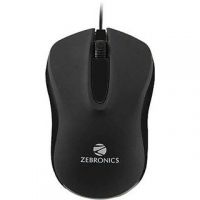 Zebronics ZEB-WING Wired Optical Mouse (USB 2.0, Black)