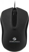                     Zebronics ZEB-WING Wired Optical Mouse  (USB 2.0, Black)                                            