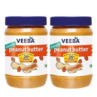 Veeba Peanut Butter Crunchy Jar, 2 X 925 g
