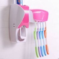 Insasta Plastic Toothbrush Holder  (Multicolor, Wall Mount)