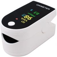 Sansui Digital Fingertip Pulse Oximeter with Visual Alarm (White-Black) 