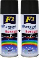 F1 Premium Black Spray Paint 900 ml (Pack of 2)