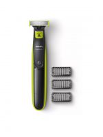 [Pay Via Payzapp] Philips Men QP2525/10 Hybrid OneBlade Trimmer & 3 Trimming Combs Black & Green