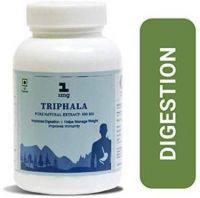 1MG Triphala Extract 100% Natural Detoxification & Rejuvenation-500 mg-60 Veg Capsules  (500 mg)