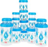 [Pre Book] POLYSET Twisty 14 pcs  - 175 ml, 1475 ml, 225 ml, 1050 ml, 540 ml, 295 ml Plastic Grocery Container  (Pack of 14, Blue)