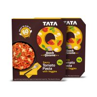 Tata Q Saucy Tomato Pasta with Veggies, 2 x 290 g