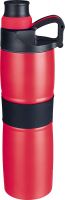 Signoraware Starlene Stainless Steel Vacuum Flask Bottle, 600ml, Red