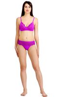 [Size 36] Fashion Comfortz Women’S Girls Lace Lycra Spandex (4Way) Bikini Set