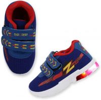 [Size 5, 7] Miss & Chief Velcro Running Shoes For Boys  (Blue)