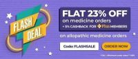 28% For Plus Members & 23% For Non-Plus Members on Order of Rs.1499 on Pharmeasy 
