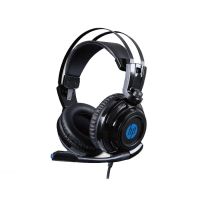 HP H200 Wired Over-Ear Gaming Headset with Rotatable mic LED Lighting Ergonomic Design