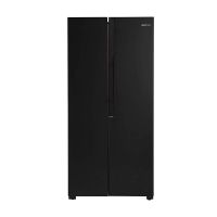 AmazonBasics 468 L Side-by-Side Refrigerator (Black)