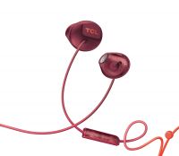 TCL Socl200 Wired in Ear Earbuds with Mic (Sunset Orange)