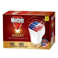 Mortein (SMART) Mosquito Repellent Machine and Refill - 45ml | 100% Protection against Dengue, Changes Modes Automatically