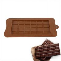 Bakefy® Big BAAR New Square Chocolate Mould Bar Block Slab Silicone Mold Cakes Sugar Design Molds