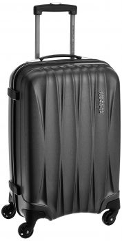 American Tourister Polycarbonate 55 cms Gun Metal Carry-On (38W (0) 58 001)
