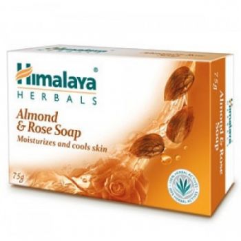 Himalaya Almond & Rose Soap - 125gm, Pack of 4