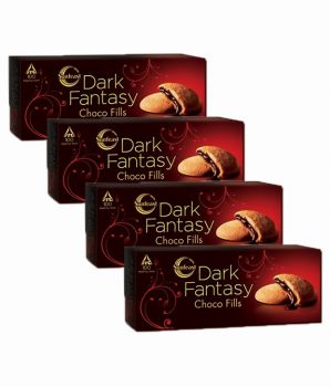 Sunfeast Dark Fantasy Choco Fills 75gm (Pack of 4)